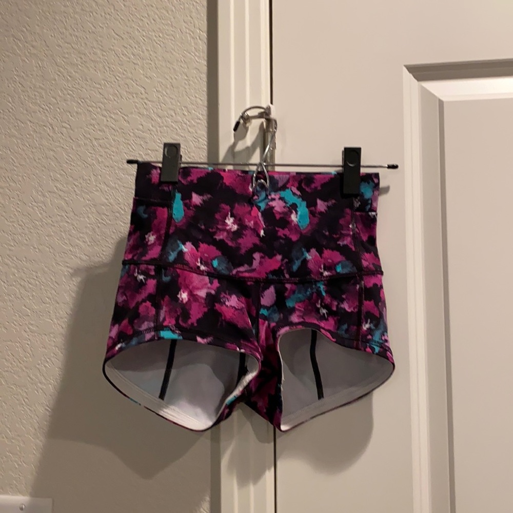 Lululemon multicolor shorts, size 4